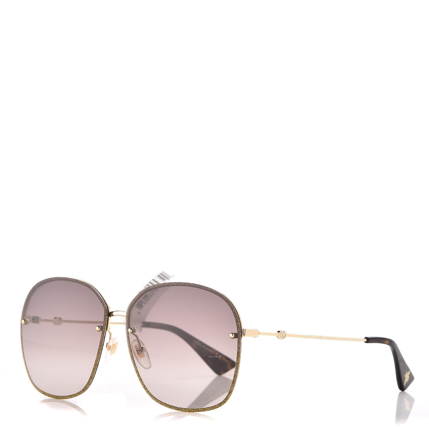 Square Frame Sunglasses GG0228S Gold