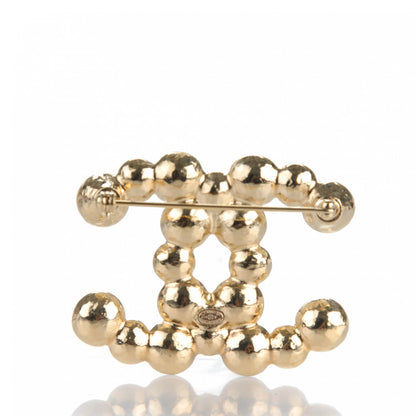 Chanel Pearl CC Brooch Gold Pearly White 3 of 4
