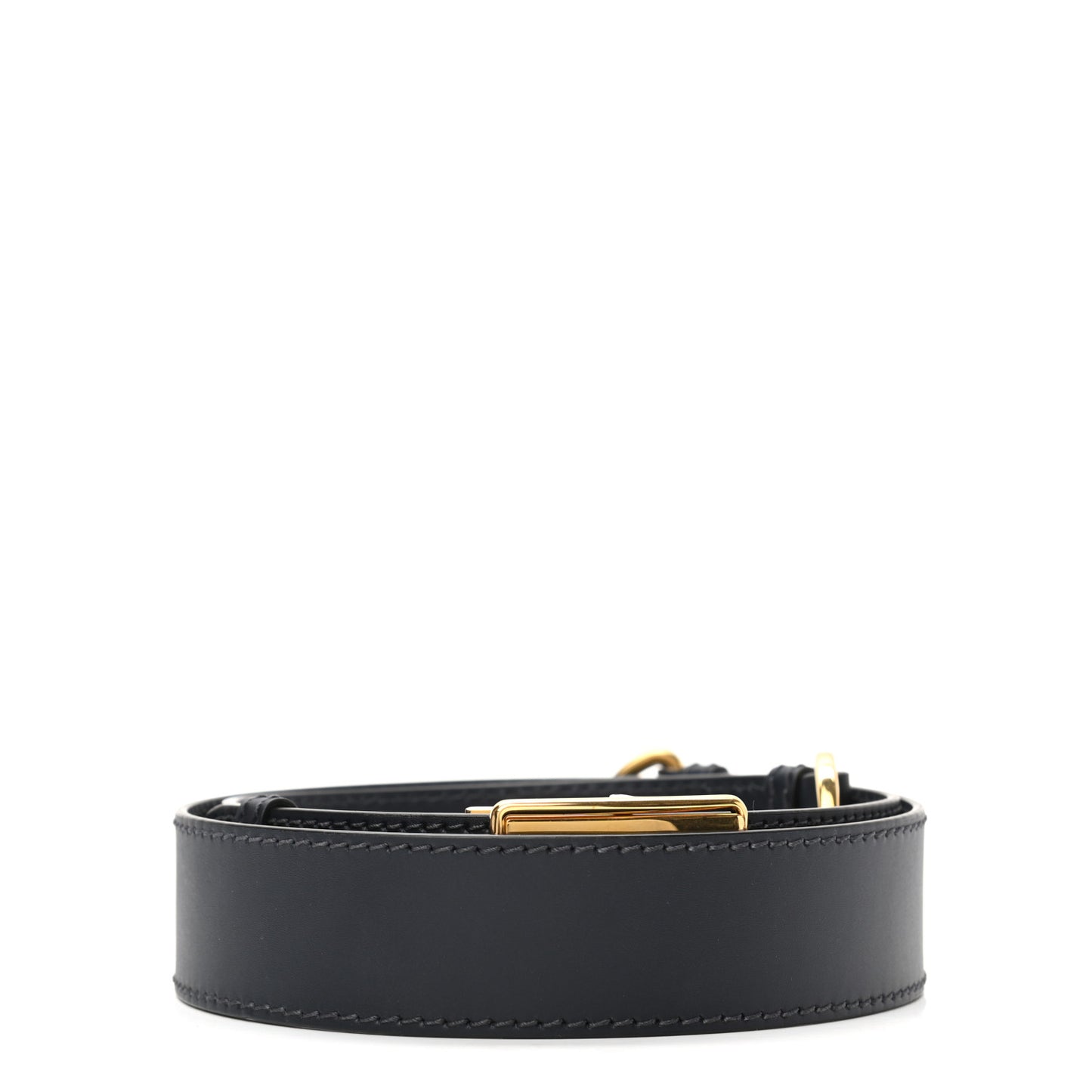 Calfskin Adjustable Shoulder Strap Navy
