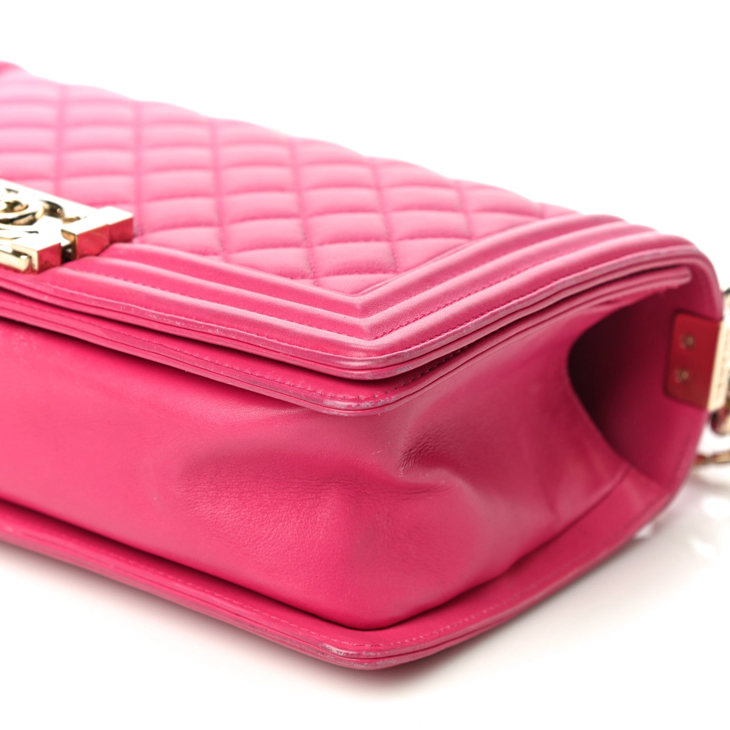 Chanel Lambskin Quilted Medium Boy Flap Pink 10 of 21