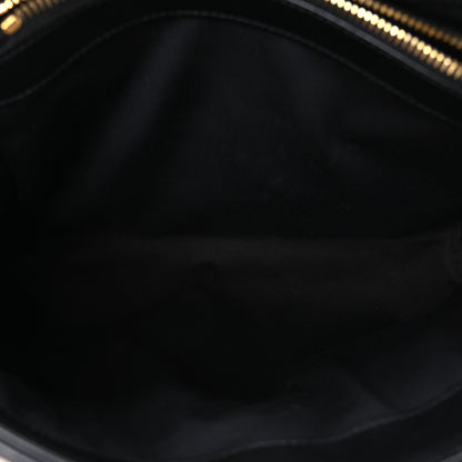 Saint Laurent Calfskin Y Quilted Monogram Medium Loulou Chain Satchel Black 5 of 11