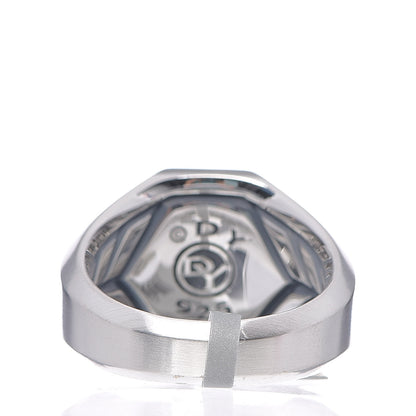 David Yurman Sterling Silver 17mm Signet Ring 62 10 3 of 4