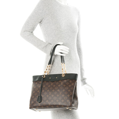 Louis Vuitton Monogram Pallas Shopper Black 2 of 7
