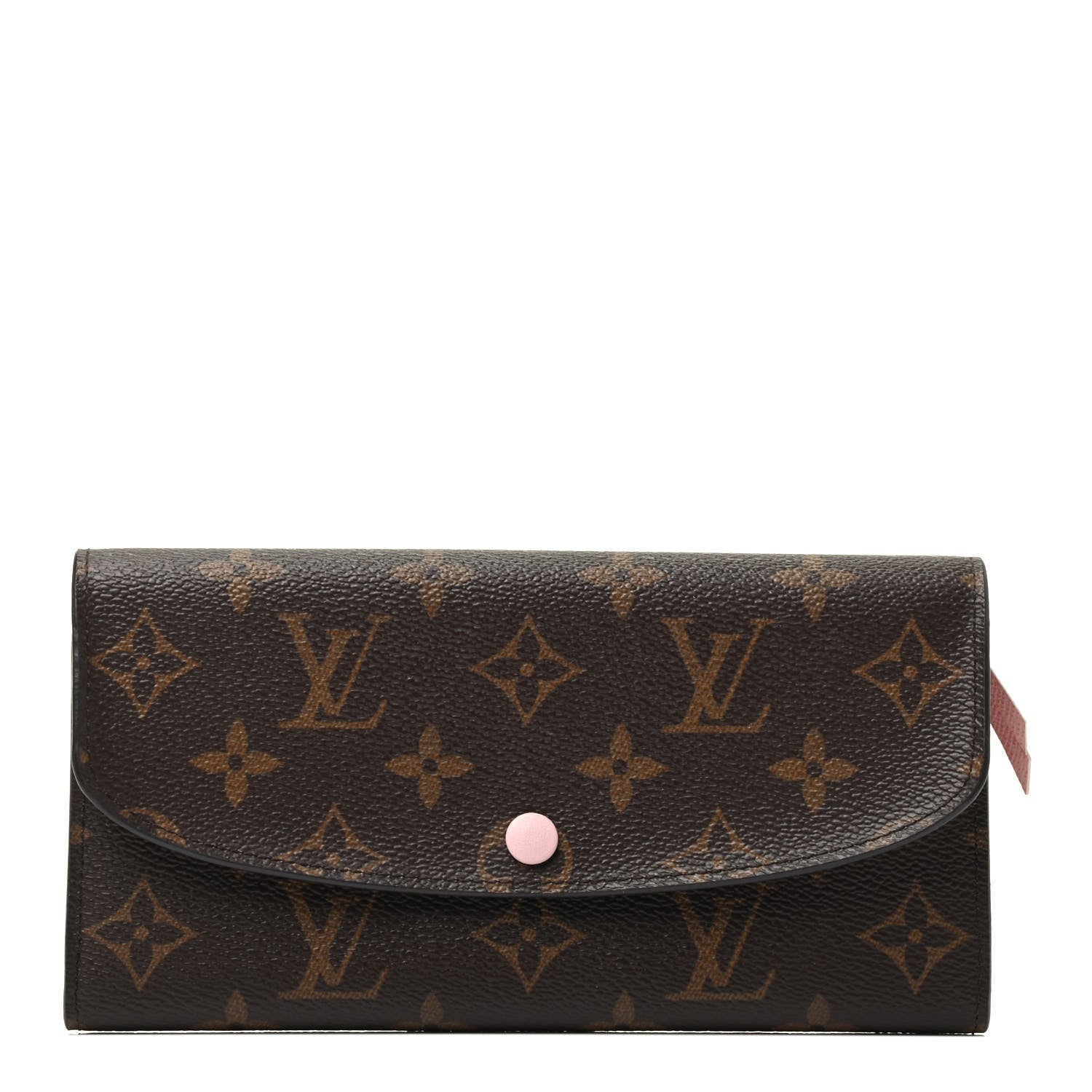 Louis Vuitton Monogram Emilie Wallet Rose Ballerine 1 of 3