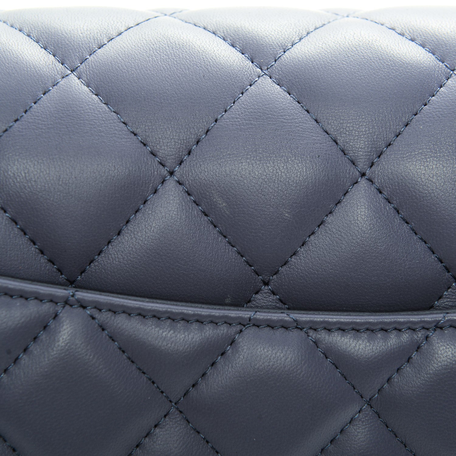 Chanel Lambskin Quilted Jumbo Double Flap Light Purple 8 of 10