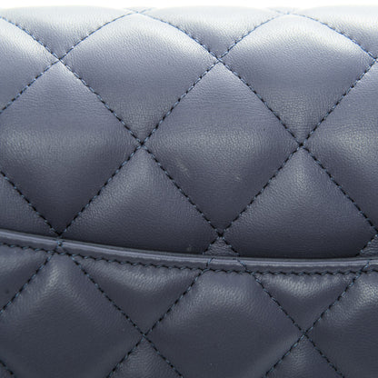 Chanel Lambskin Quilted Jumbo Double Flap Light Purple 8 of 10