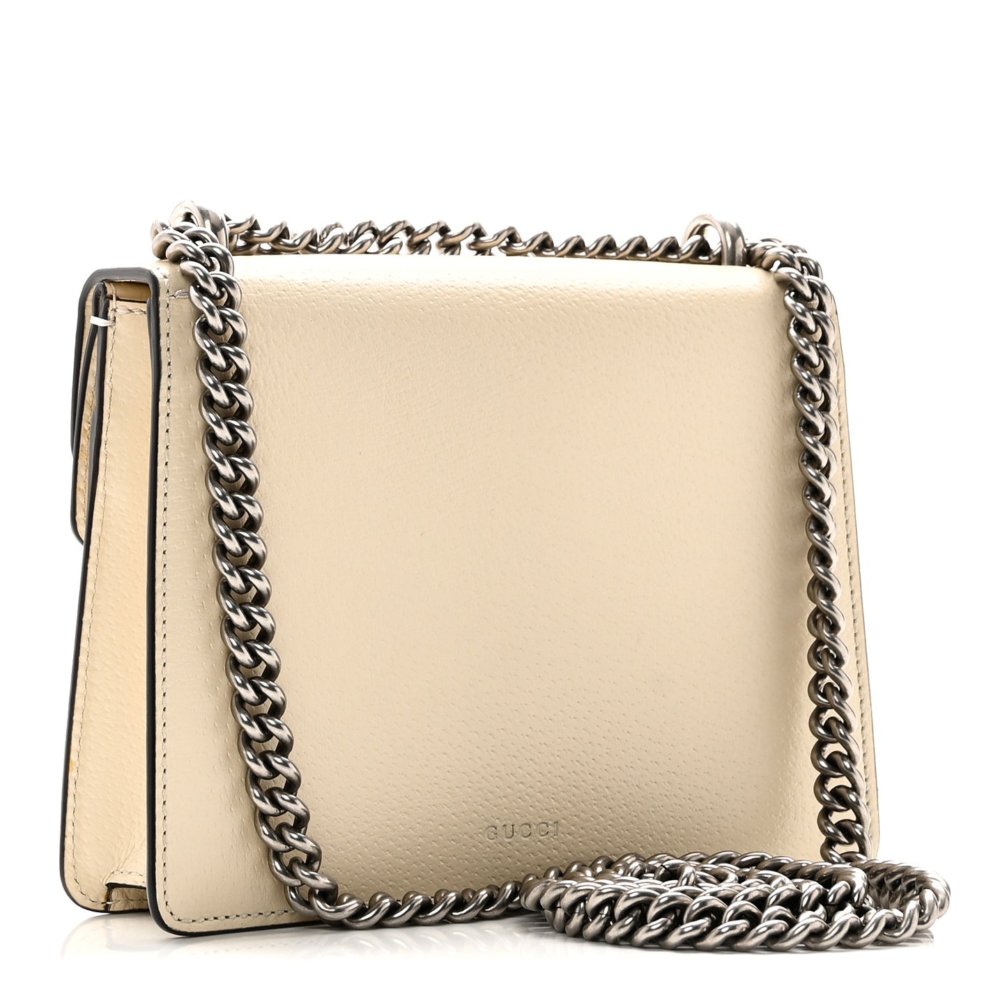 Textured Calfskin Crystal Mini Dionysus Shoulder Bag Mystic White Mystic White
