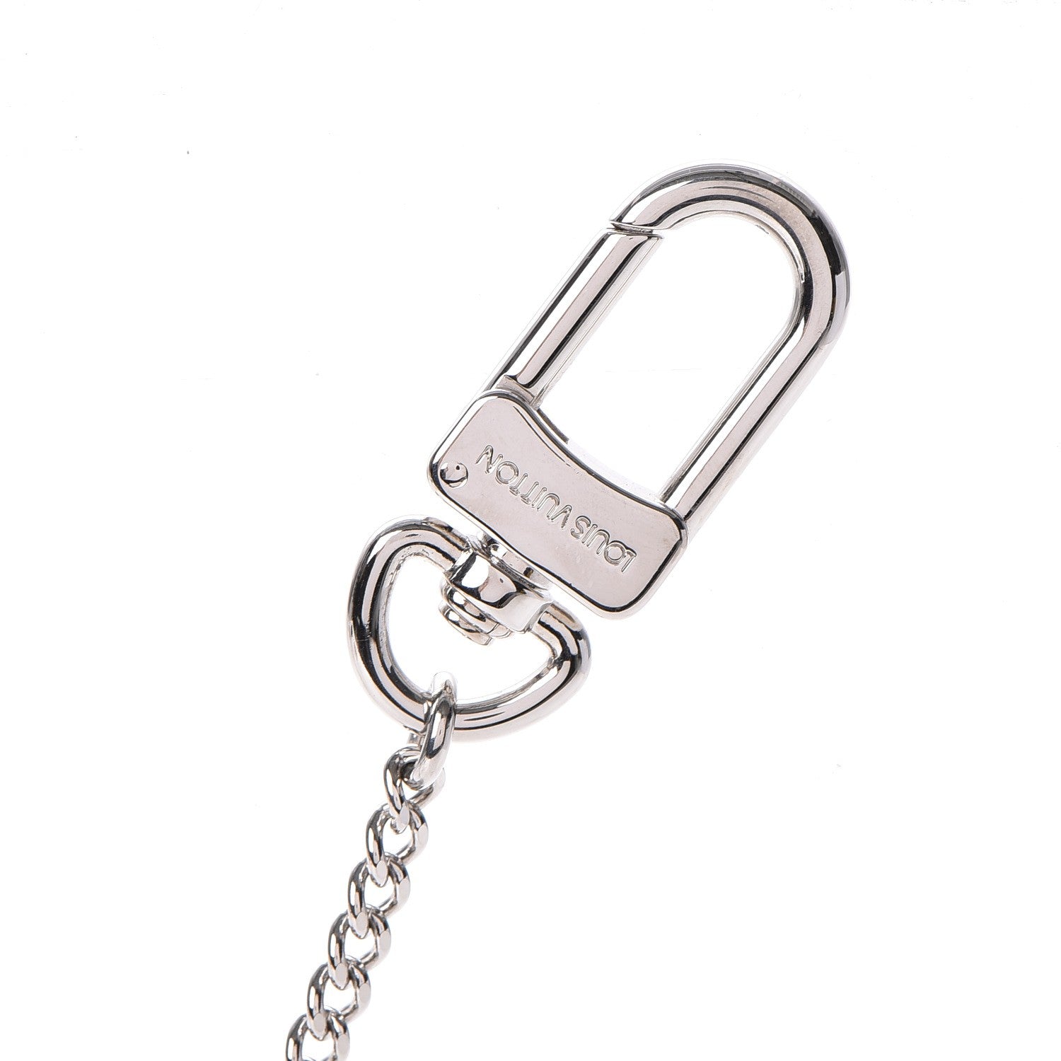 Louis Vuitton Pochette Extender Key Ring Chain Silver 4 of 4