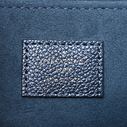 Louis Vuitton Metallic Empreinte Monogram Giant Pochette Metis Navy Nacre 7 of 9