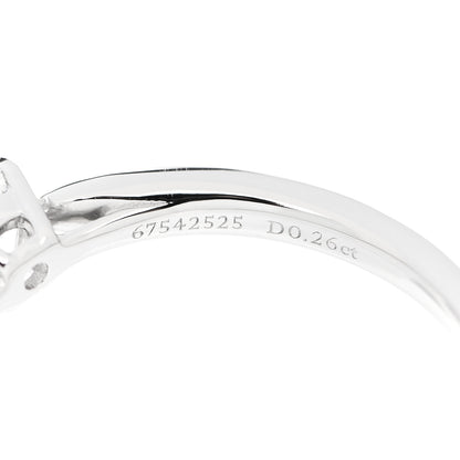 Tiffany Platinum Diamond .22ct Round Brilliant Harmony Engagement Ring 50 5.5 5 of 5