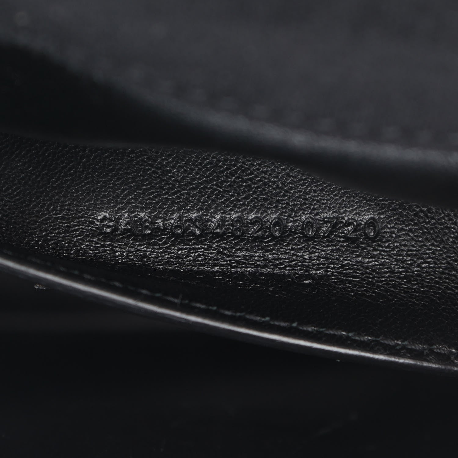 Saint Laurent Jersey Wool Patchwork Monogram Medium Jamie Baguette Black 7 of 12