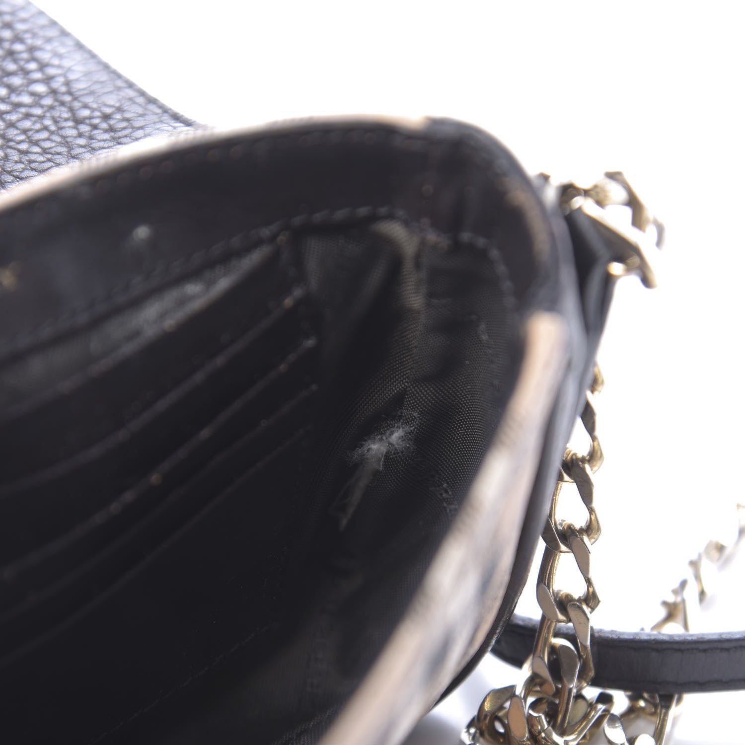Burberry Haymarket Check Mini Tassel Crossbody Bag Chocolate 13 of 14
