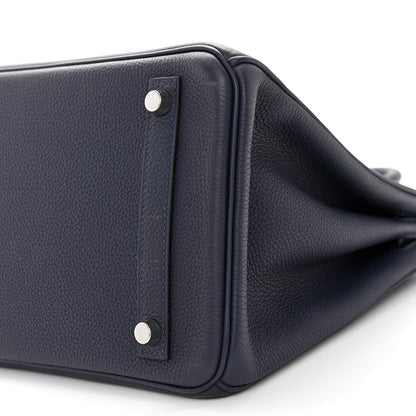 Hermes Togo BIRKIN 30 Bleu Nuit 10 of 12