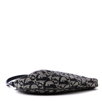 Christian Dior Monogram Mini Saddle Pochette Black 3 of 4