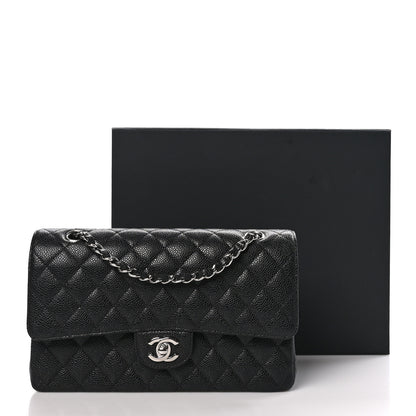 Chanel Caviar Quilted Medium Double Flap Black 12 of 12