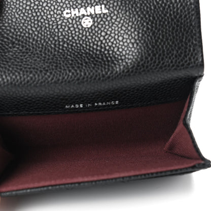 Chanel Caviar Quilted Flap Card Holder Black 5 of 8