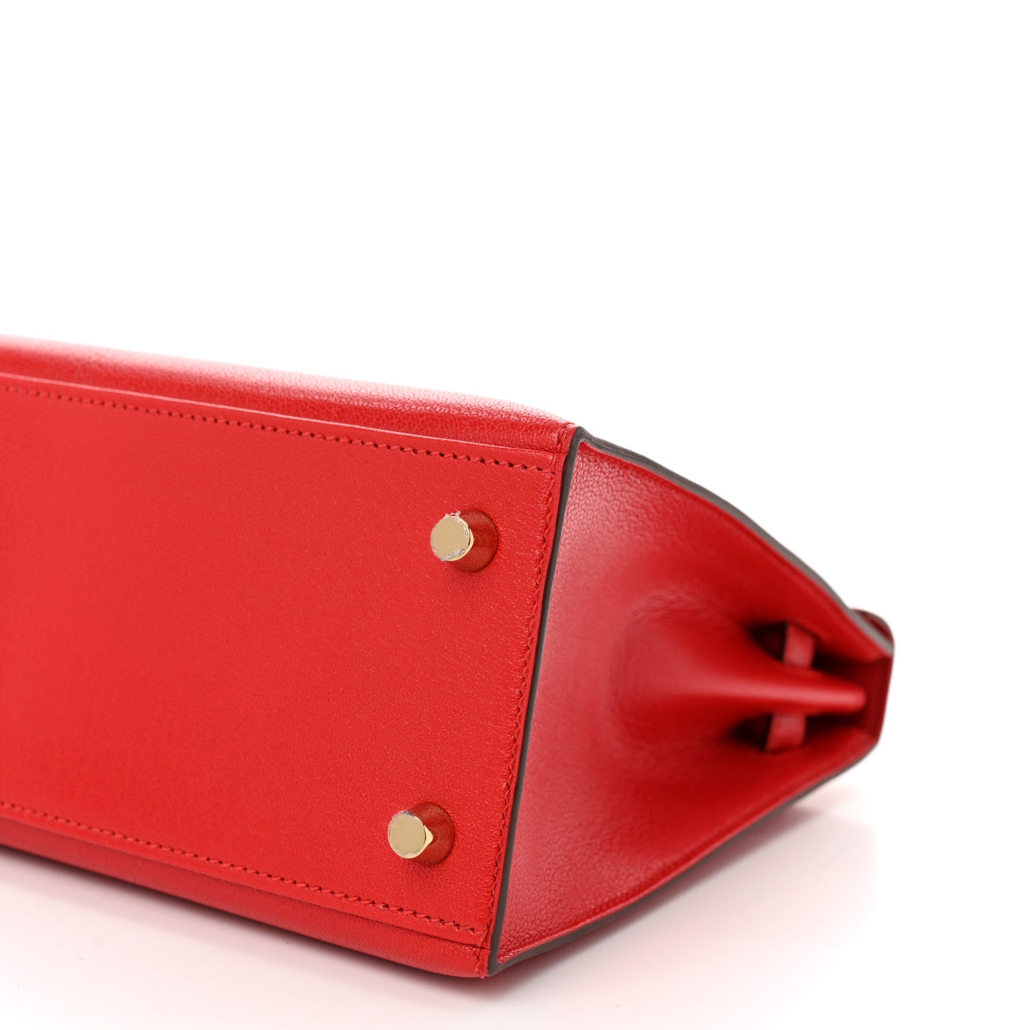 Hermes Chevre Chamkila Kelly Sellier 25 Rouge de Coeur 10 of 11
