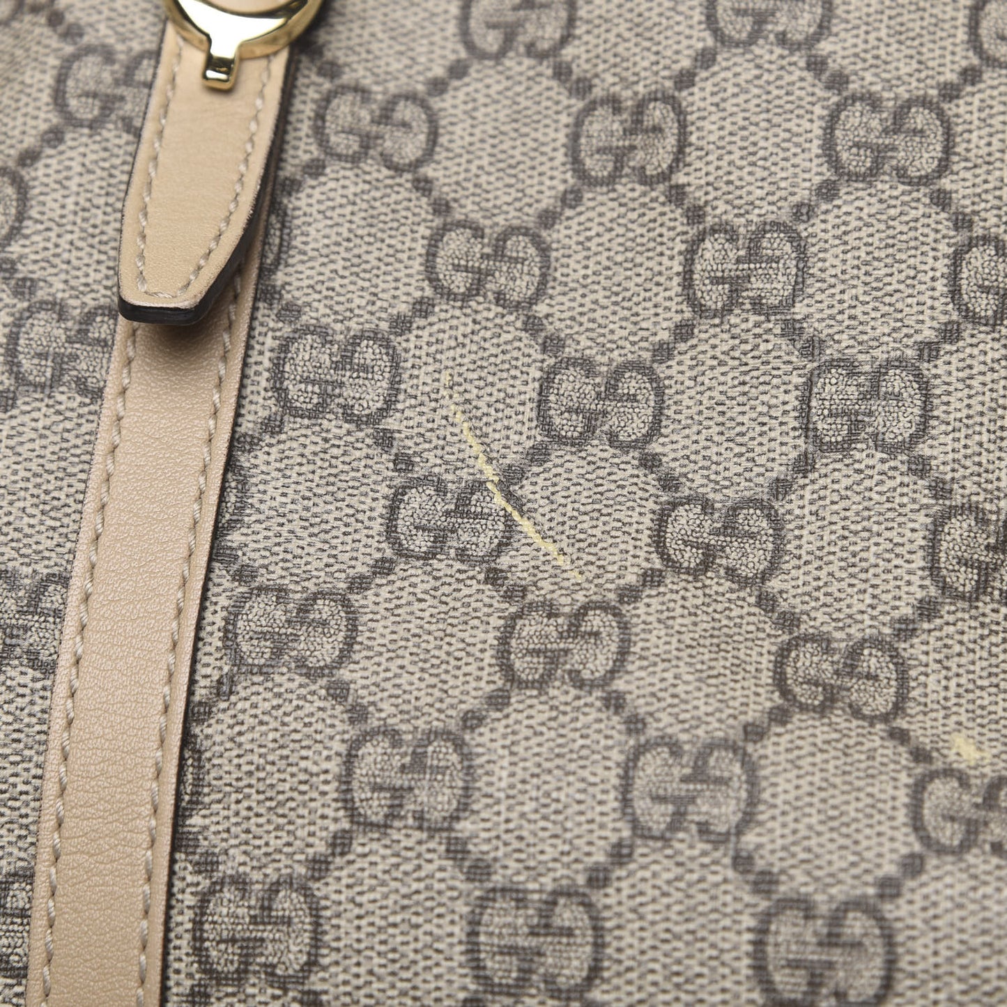 GG Supreme Monogram Medium Nice Tote Beige