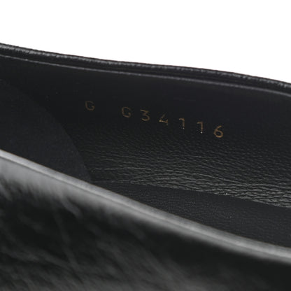 Chanel Lambskin Patent Cap Toe CC Pumps 38.5 Black 8 of 8