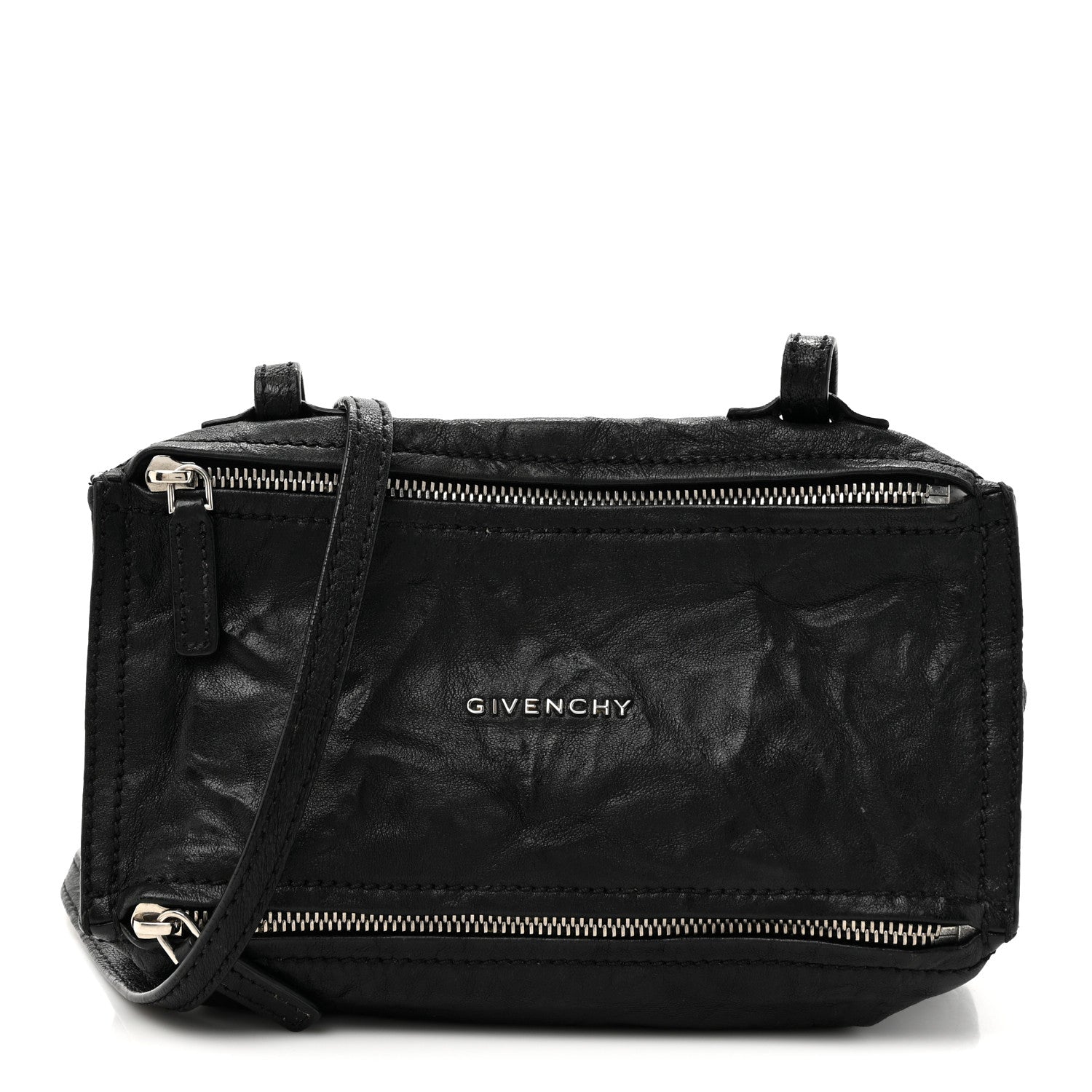 Givenchy Tumbled Sheepskin Mini Pandora Black 1 of 12