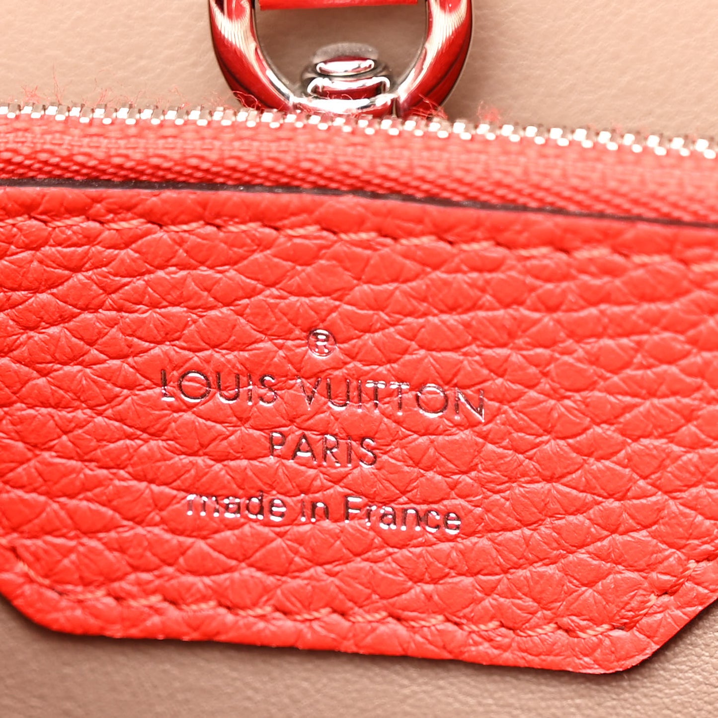 Taurillon Capucines MM Coquelicot