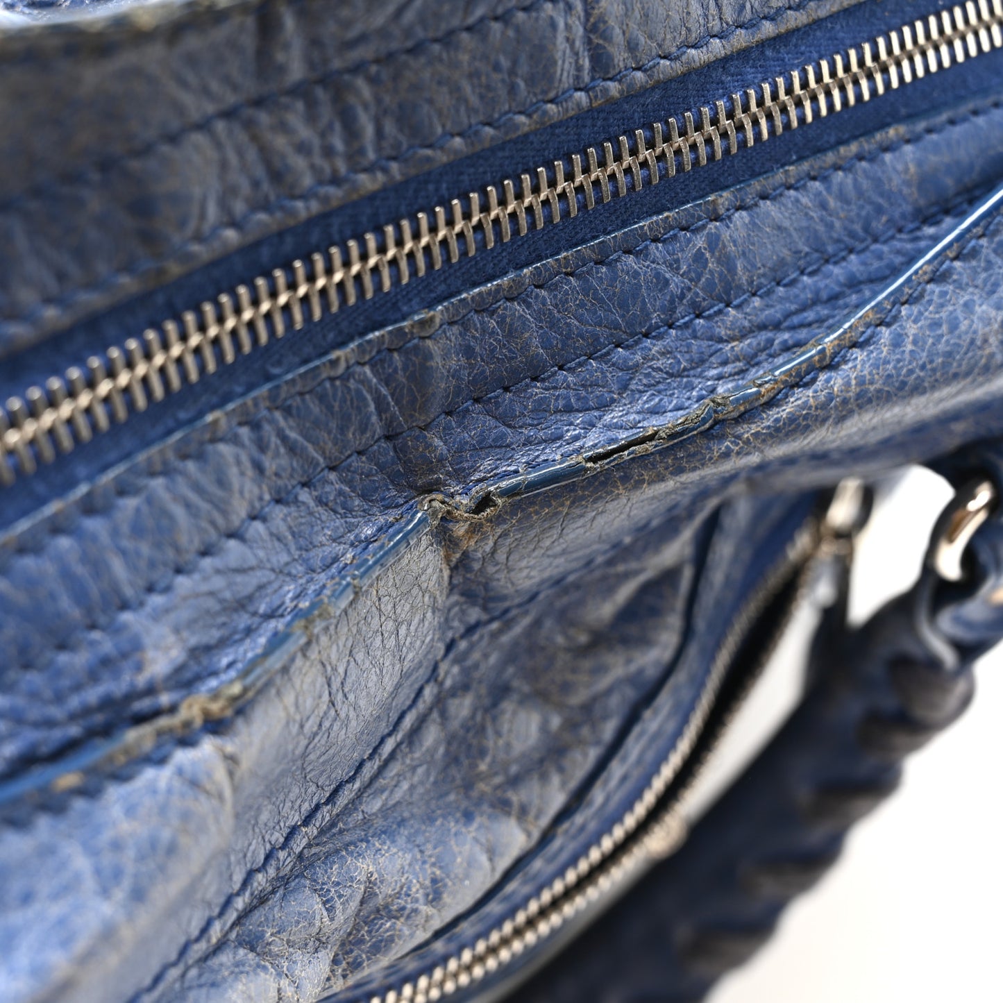Agneau Giant 12 Silver Hardware Town Bleu Glacier
