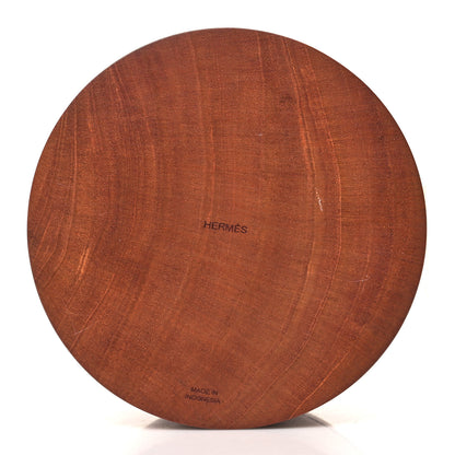 Hermes Mahogany Wood Ex-Libris Twilly Box Naturel 4 of 10