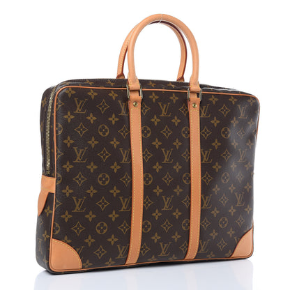 Louis Vuitton Monogram Porte-Documents Voyage Briefcase 3 of 9