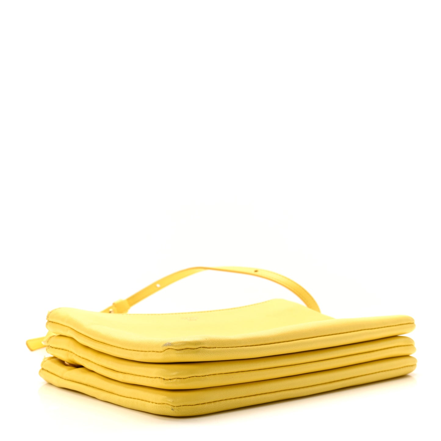 Lambskin Small Trio Crossbody Bag Citron