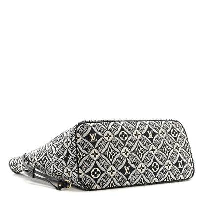 Louis Vuitton Jacquard Since 1854 Neverfull MM Grey 5 of 12