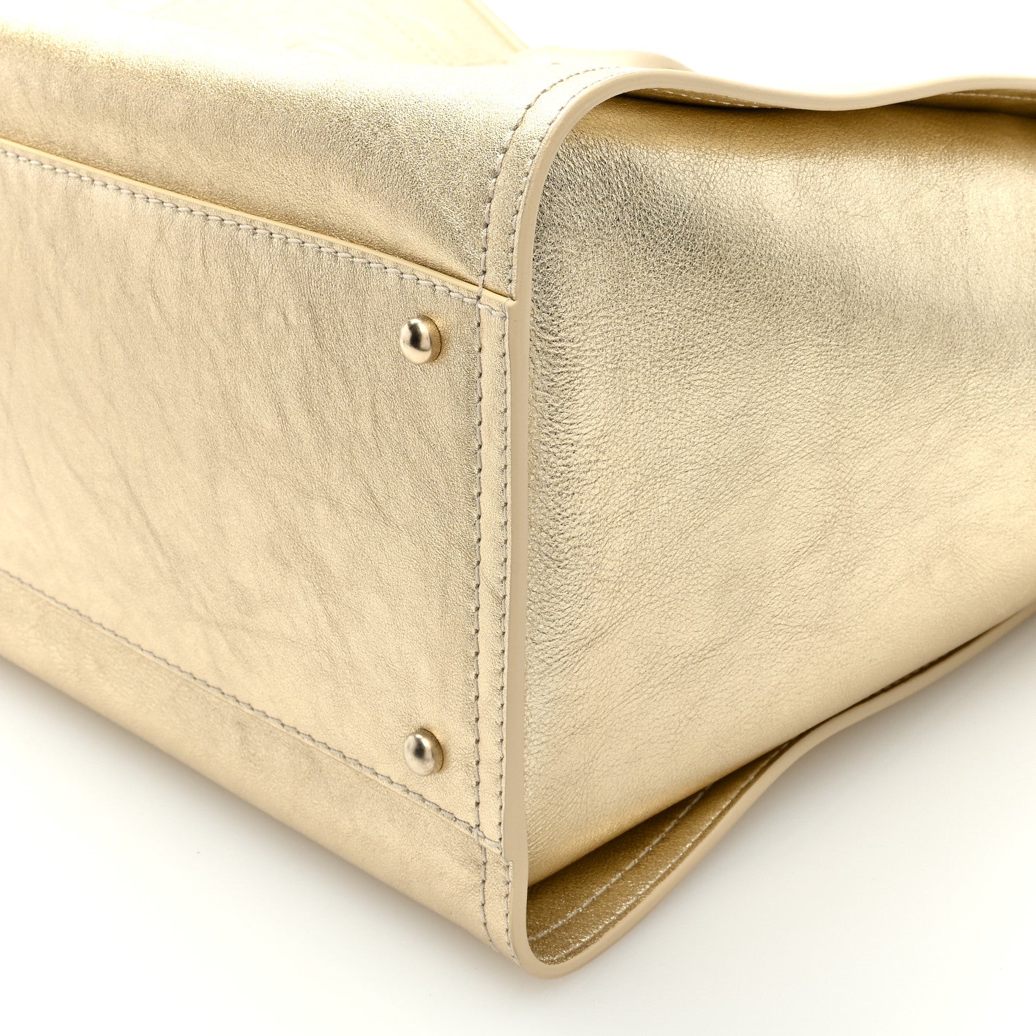 Chanel Metallic Calfskin Medium Deauville Tote Gold 10 of 10