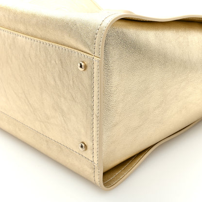 Chanel Metallic Calfskin Medium Deauville Tote Gold 10 of 10