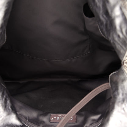 Chanel Metallic Perforated Lambskin Hollywood Hobo Silver 5 of 11