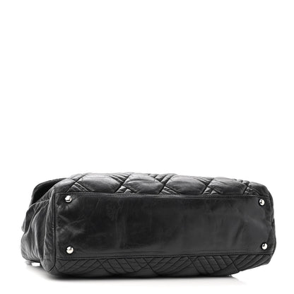 Chanel Lambskin In and Out XL Maxi Flap Black 4 of 10