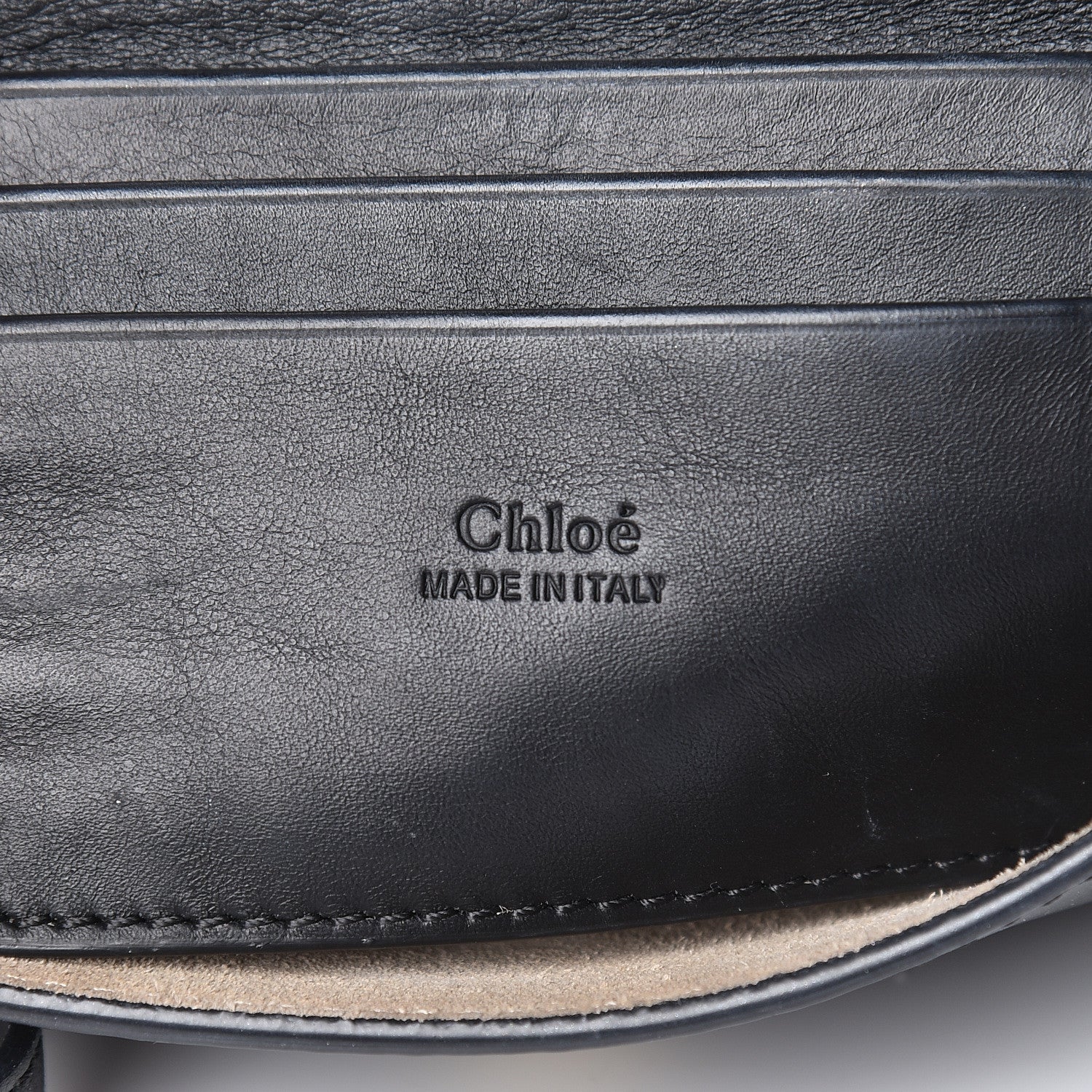 Chloe Suede Calfskin Mini Faye Shoulder Bag Black 6 of 14