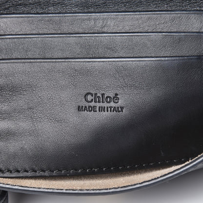 Chloe Suede Calfskin Mini Faye Shoulder Bag Black 6 of 14