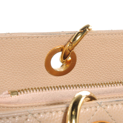 Chanel Caviar Quilted Grand Shopping Tote GST Beige 10 of 10