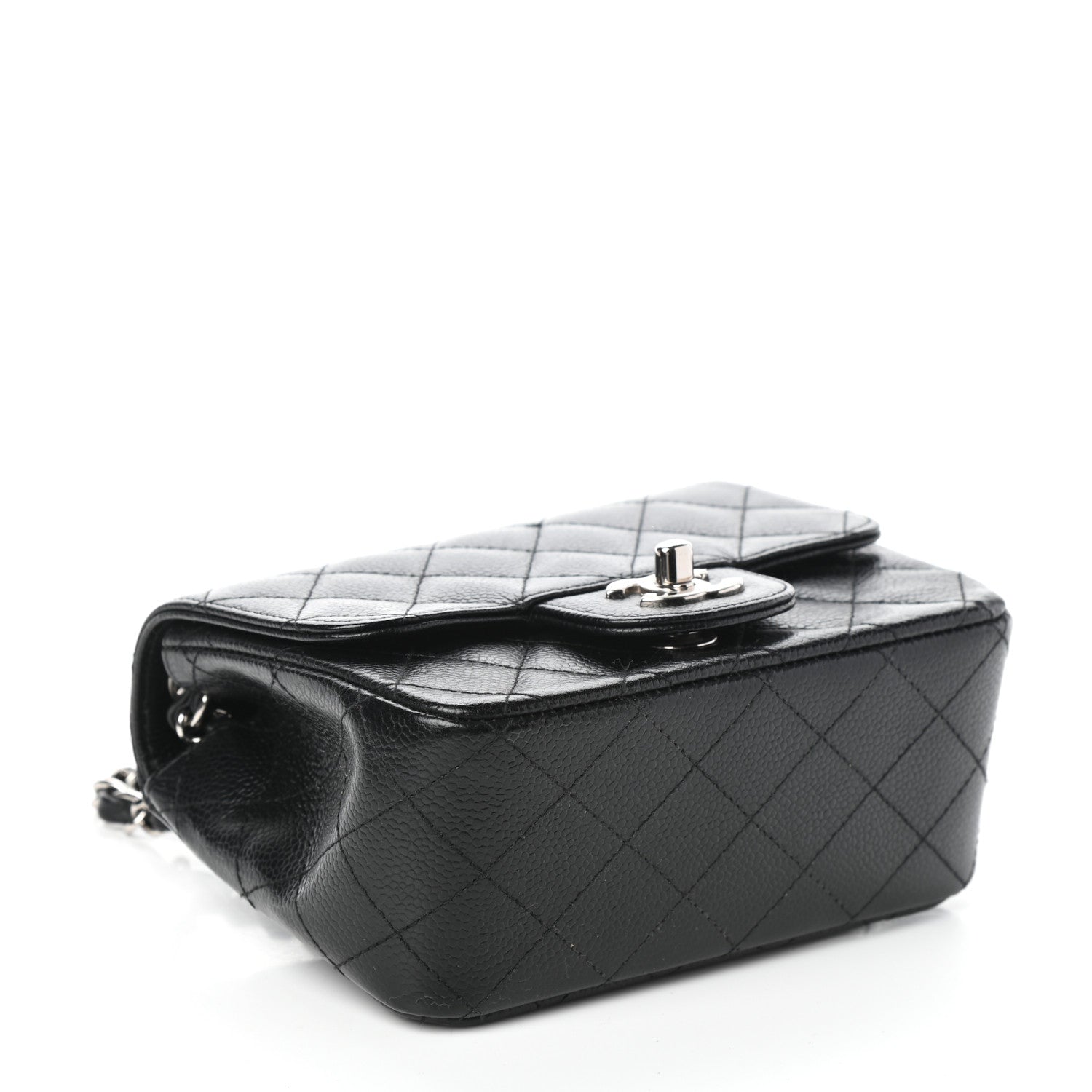 Chanel Caviar Quilted Mini Square Flap Black 4 of 9