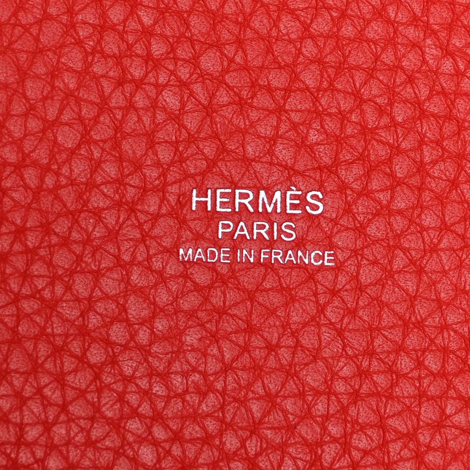 Hermes Taurillon Clemence Picotin Lock 22 MM Rouge Casaque 6 of 10