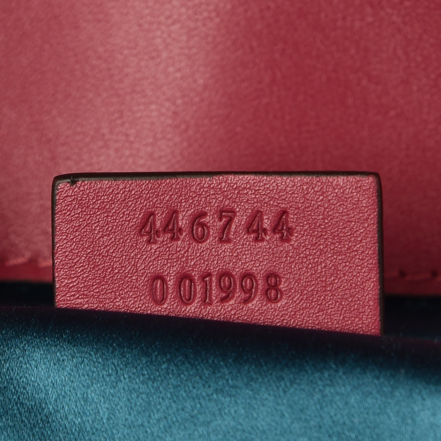 Gucci Velvet Matelasse Mini GG Marmont Shoulder Bag Light Raspberry Rose 7 of 7