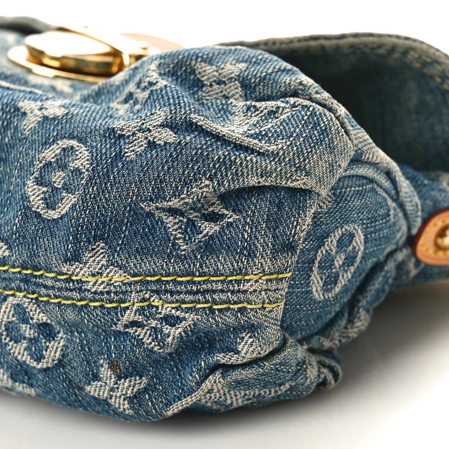 Louis Vuitton Monogram Denim Mini Pleaty Blue 9 of 9