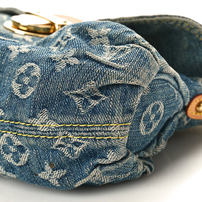 Louis Vuitton Monogram Denim Mini Pleaty Blue 9 of 9