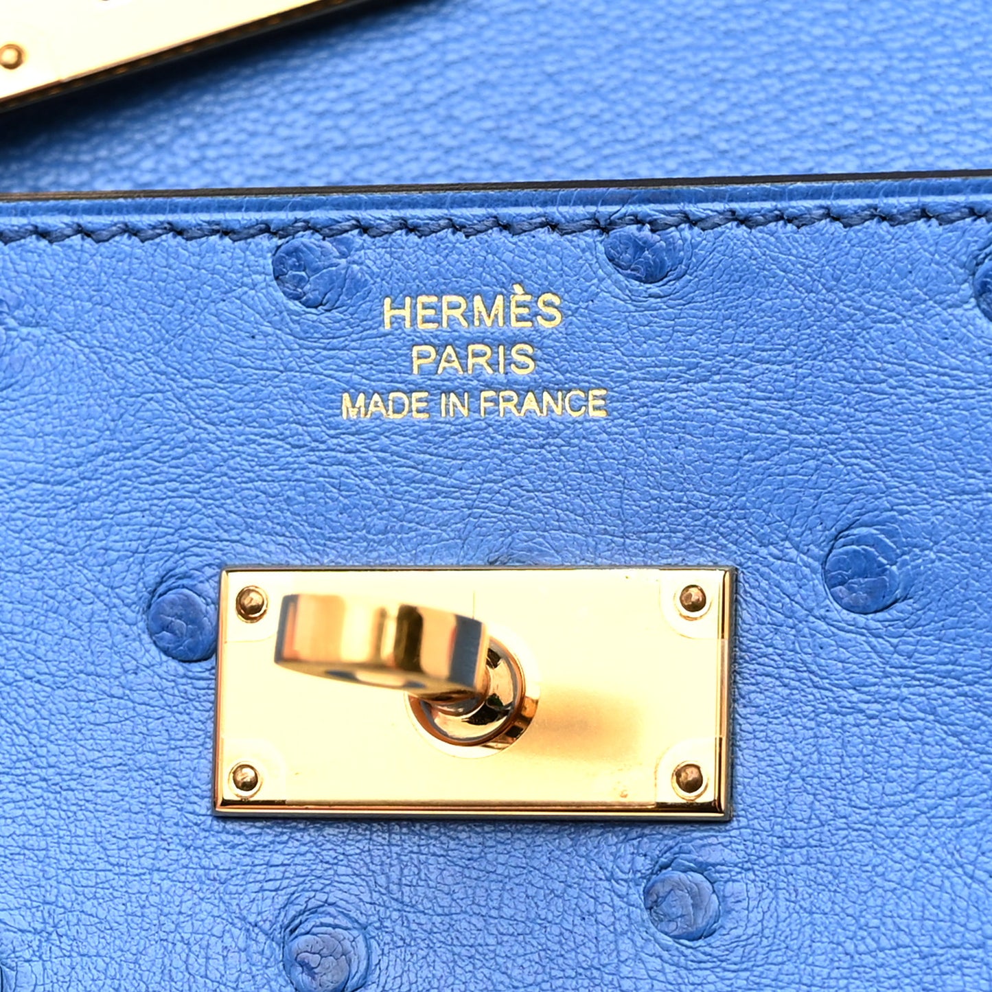 Ostrich Kelly Longue Wallet Mykonos
