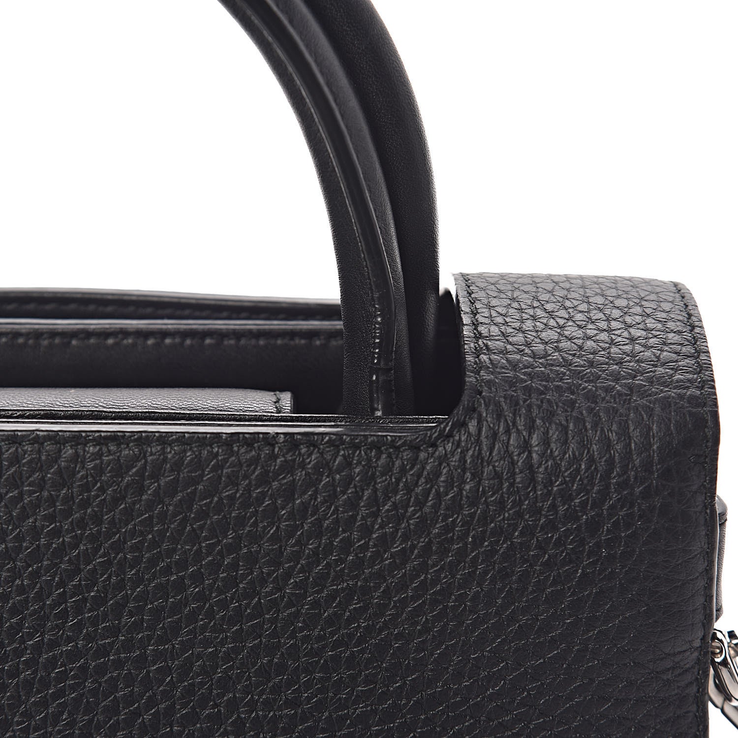 Christian Dior Grained Calfskin Mini Diorever Flap Black 13 of 16