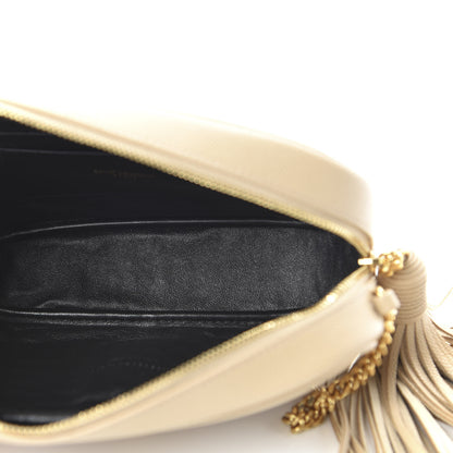 Saint Laurent Grain De Poudre Matelasse Monogram Mini Lou Camera Bag New Powder 5 of 9