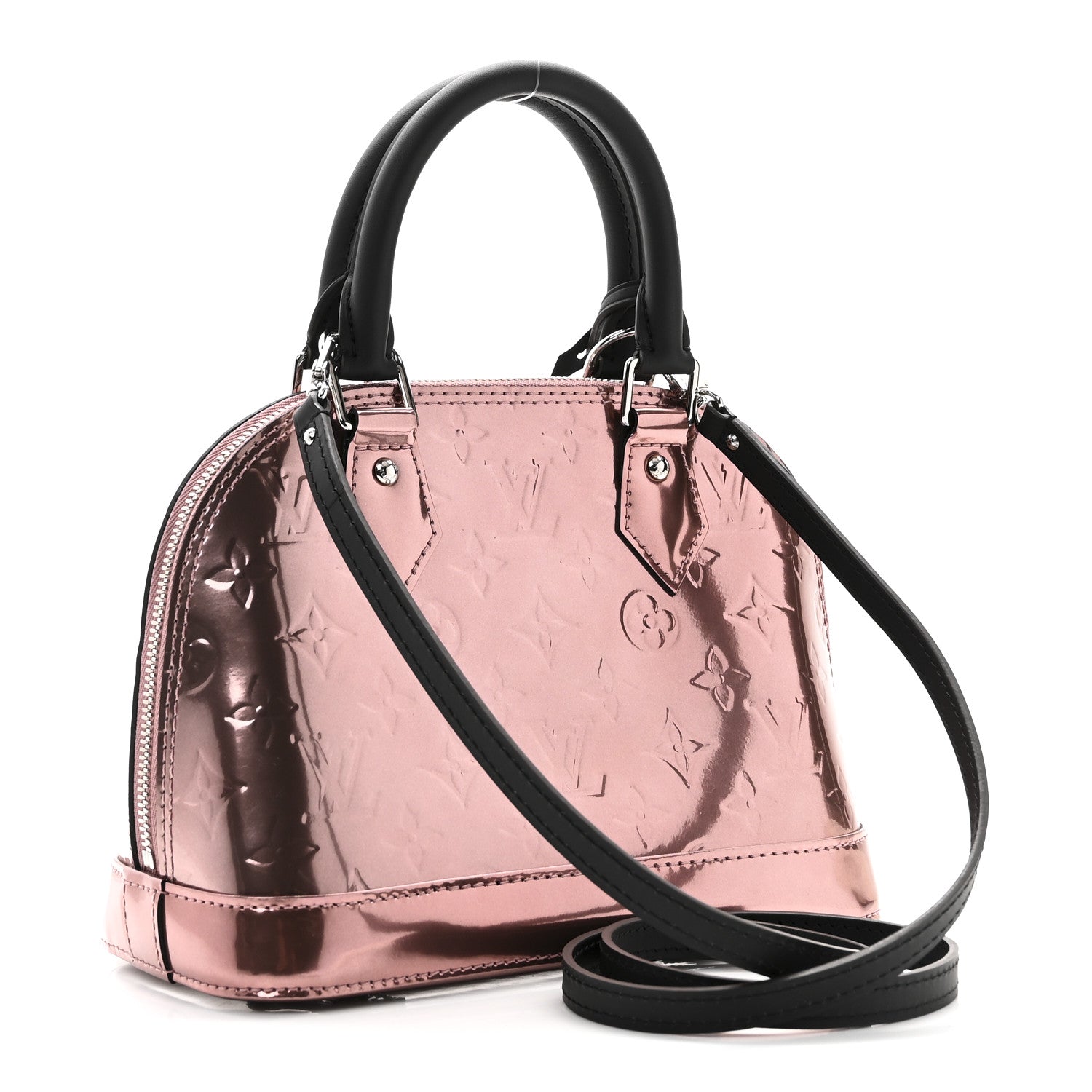 Louis Vuitton Vernis Alma BB Rose Cuivre 3 of 9