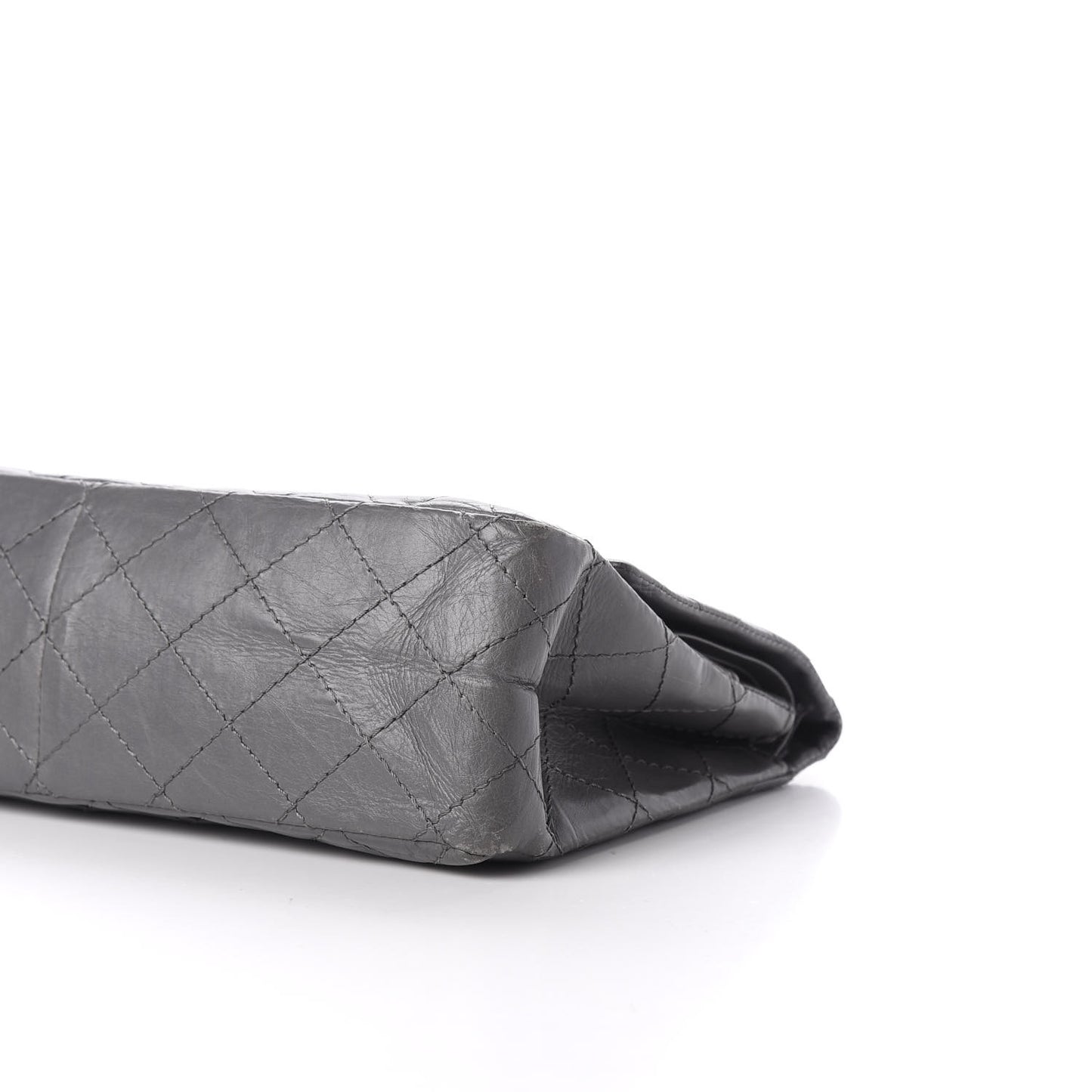 Aged Calfskin Quilted 2.55 Reissue 226 Flap Grey