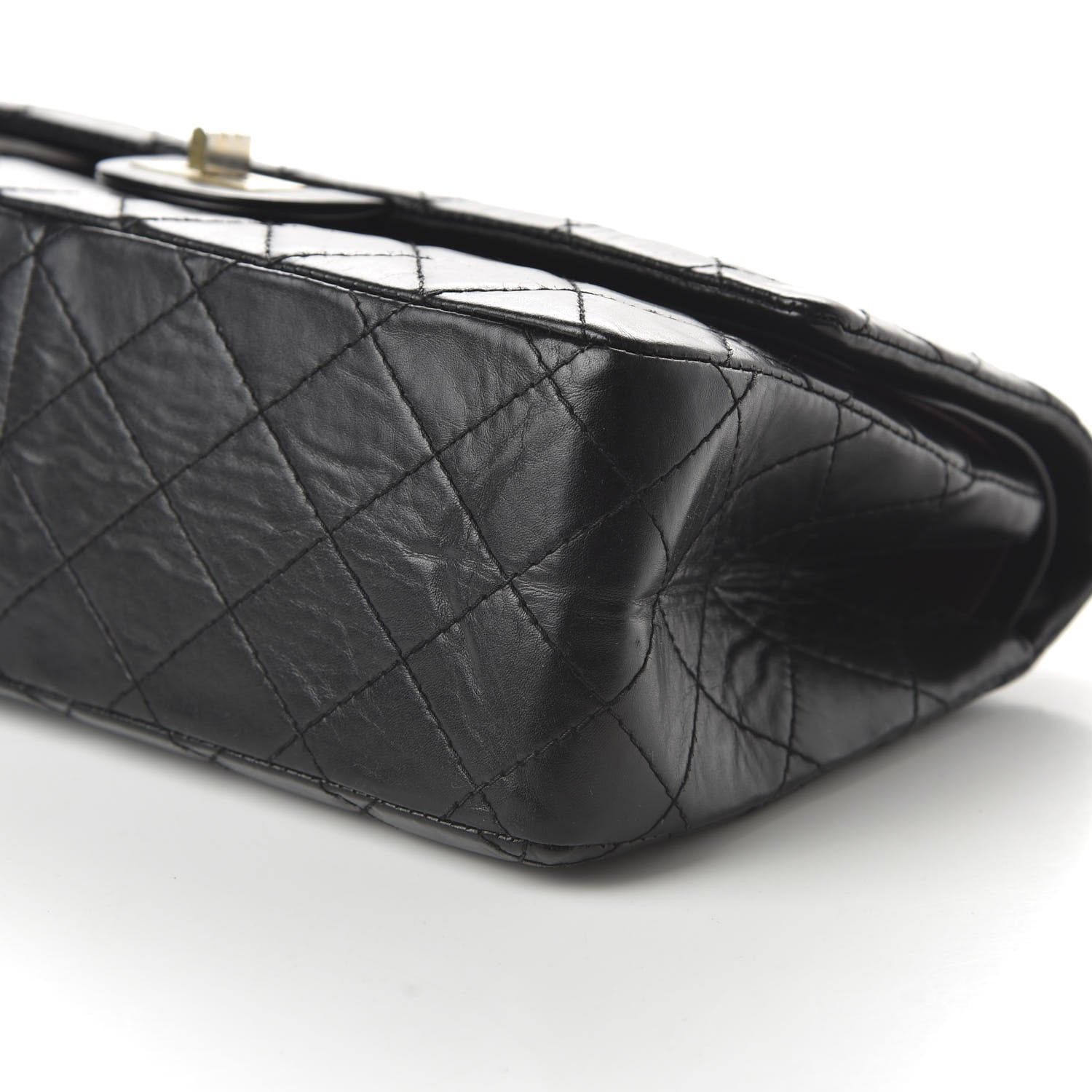 Chanel Aged Calfskin Quilted 2.55 Reissue 226 Flap Black 7 of 10