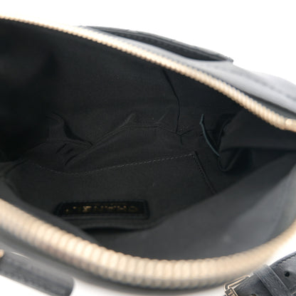 Chanel Lambskin Quilted Waist Bag Fanny Pack Black 5 of 10