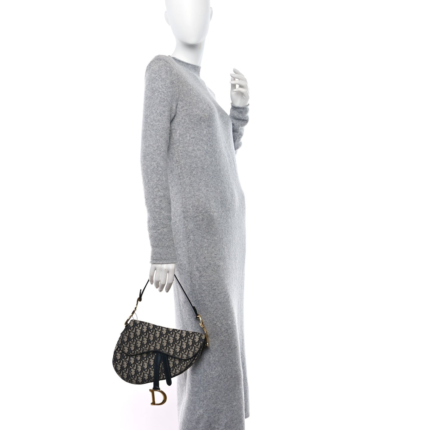 Oblique Saddle Bag Blue